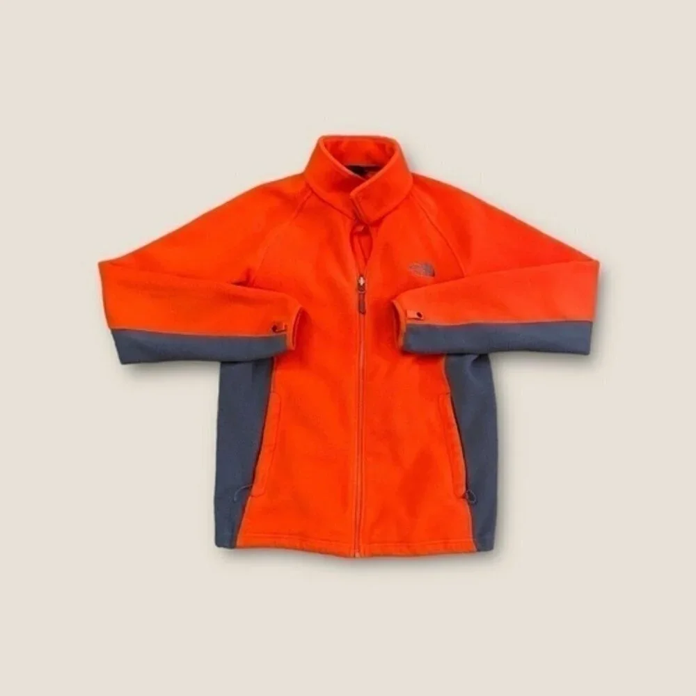 The North Face Men’s Khumbu 2 Fleece Jacket Orange Gray S